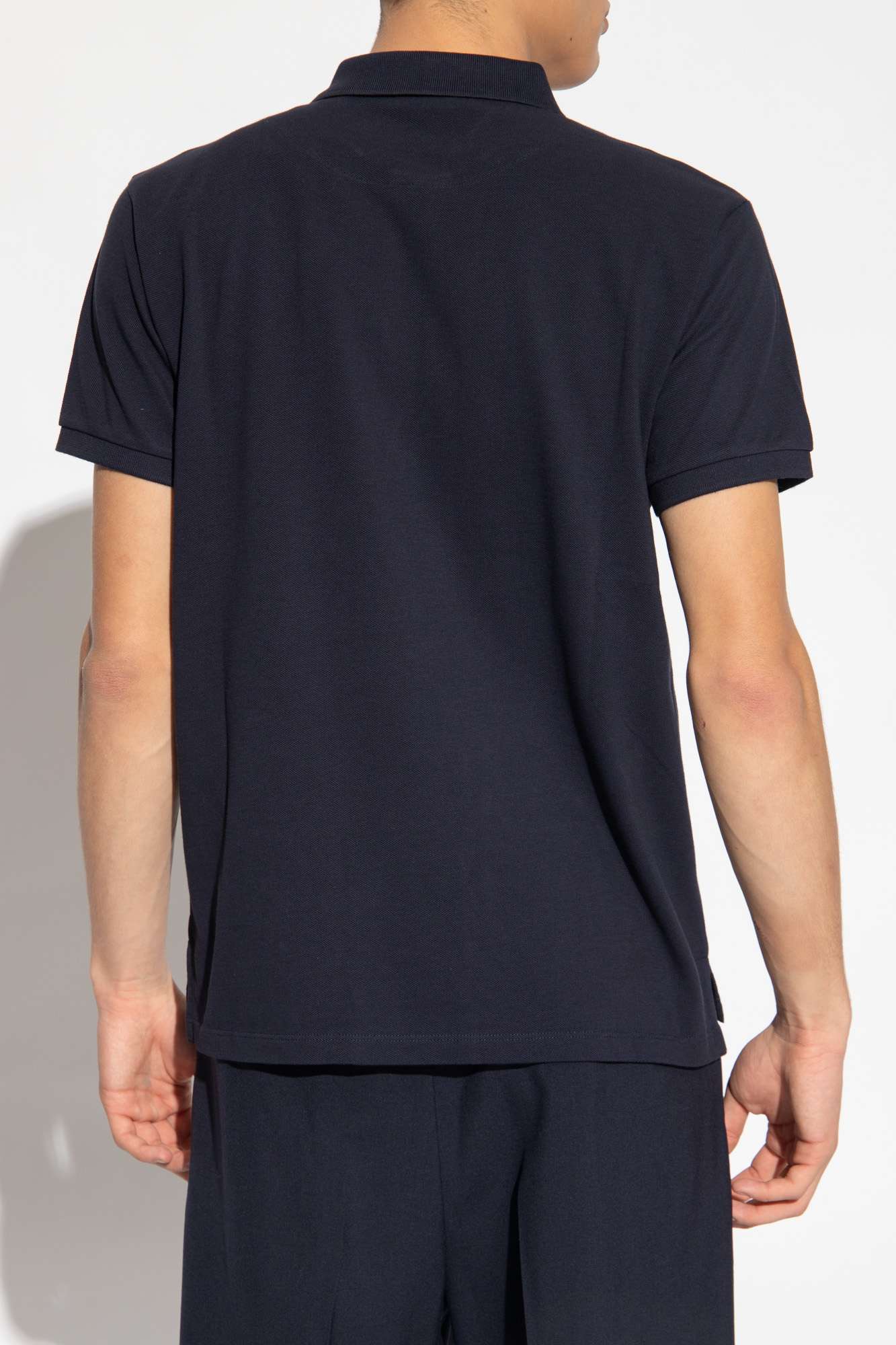 SchaferandweinerShops Germany - Navy blue Cotton polo shirt